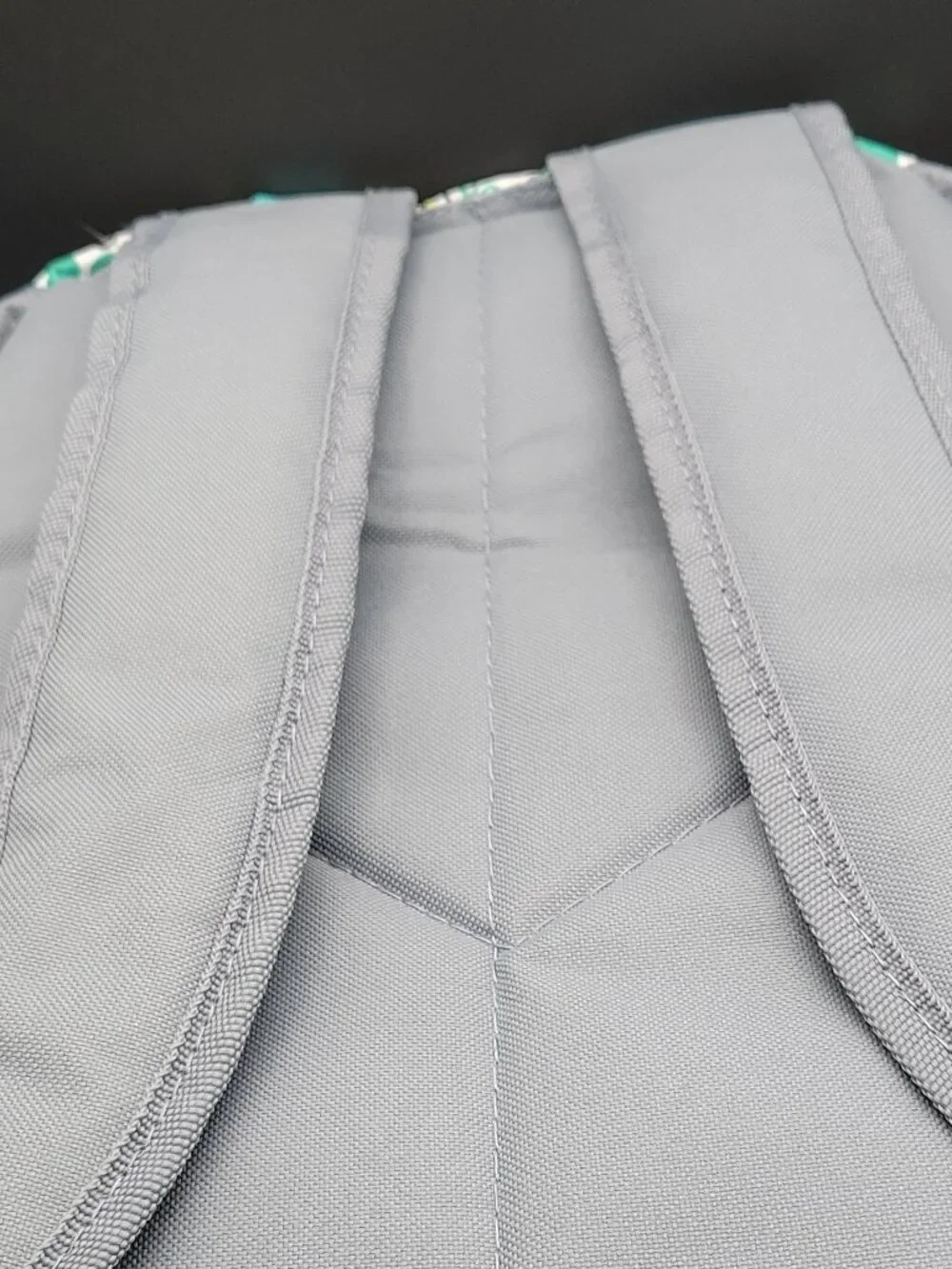 Fuel Large Backpack, Gray Teal Multicolor, Zip, Padded Straps, Pockets, School